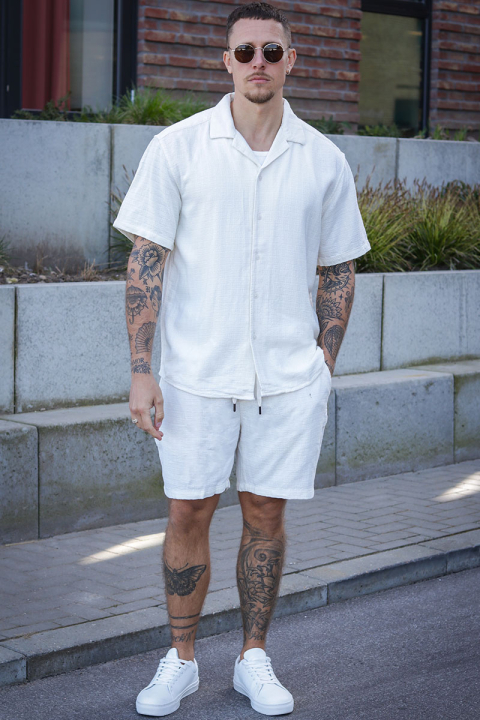 Only & Sons Latham Resort Linen Cloud Dancer