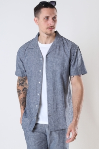 Kronstadt Cuba Linen Structure 01 S/S Navy