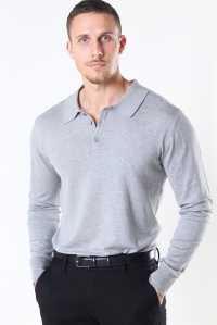 Jeff Acheletta Polo Breien Light Grey Mix