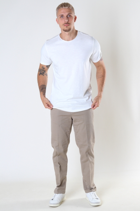 Jack & Jones JJEBASHER TEE O-NECK SS NOOS Cloud Dancer REG