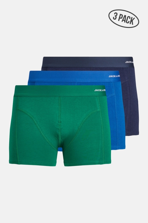 Jack & Jones JACCOLOR BAMBOO TRUNKS 3 PACK Bellwether Blue