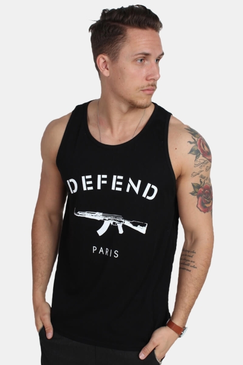 Defend Paris DebardeKlok Tank Top Black