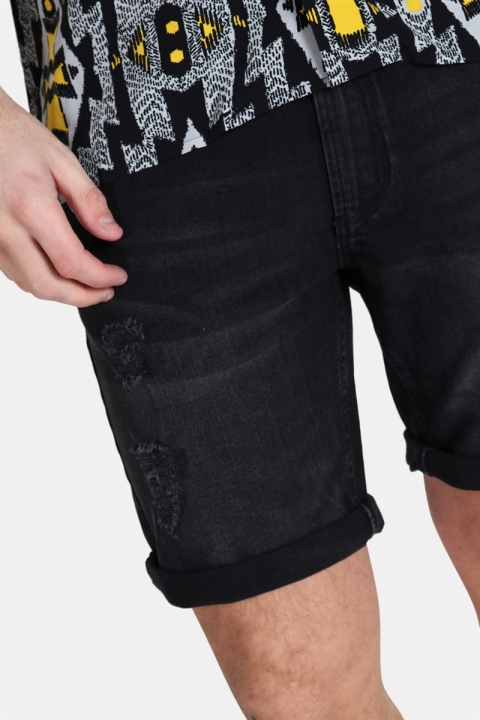 Redefined Rebel Oslo Destroy Shorts Sbit Black