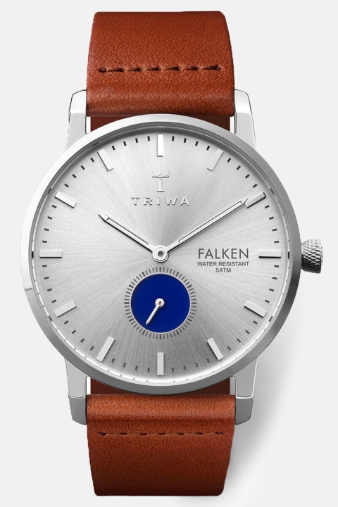 Triwa Fast Blue Eye Falken Klok Brown Classic