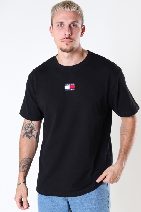 Tommy Hilfiger TJM TOMMY BADGE TEE Black