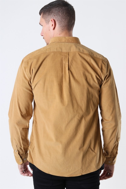 Lindbergh Corduroy Overhemd Camel