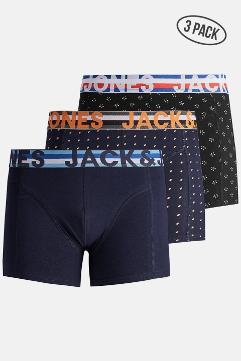 Jack & Jones JACHENRIK TRUNKS 3 PACK NOOS Black