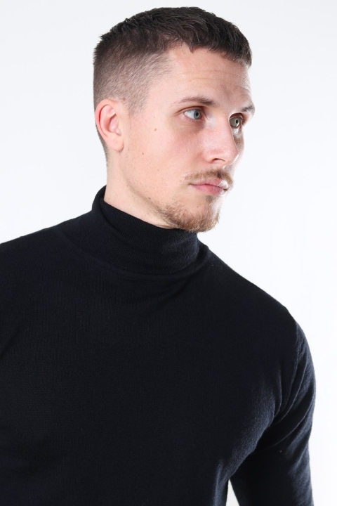 Clean Cut Copenhagen Merino Wool Roll Breien Black