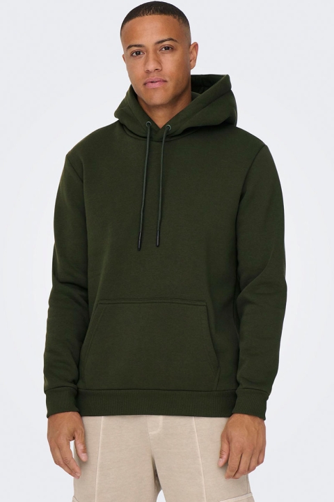 ONLY & SONS CERES HOODIE SWEAT Rosin