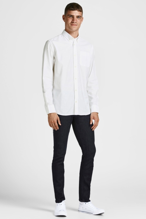 Jack & Jones JPRBLUBROOK OXFORD SHIRT L/S NOOS White SLIM FIT