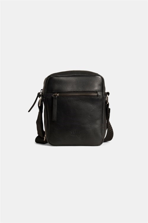 Still Nordic Clean Small Zip Messenger Tas Black