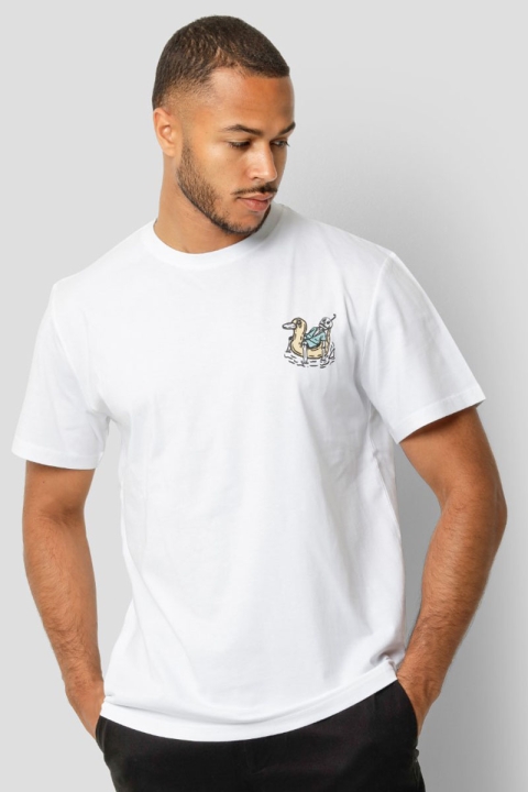 Clean Cut Copenhagen Broke Cotton Tee SS White