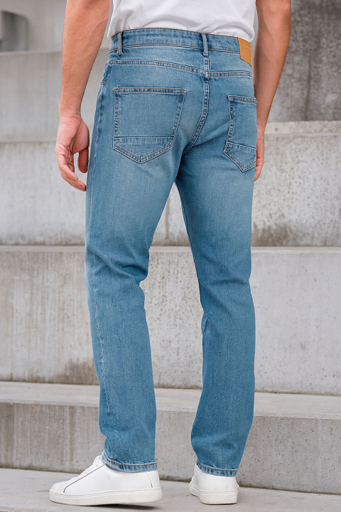 Solid Ryder Jeans Regular Fit Light Blue Denim