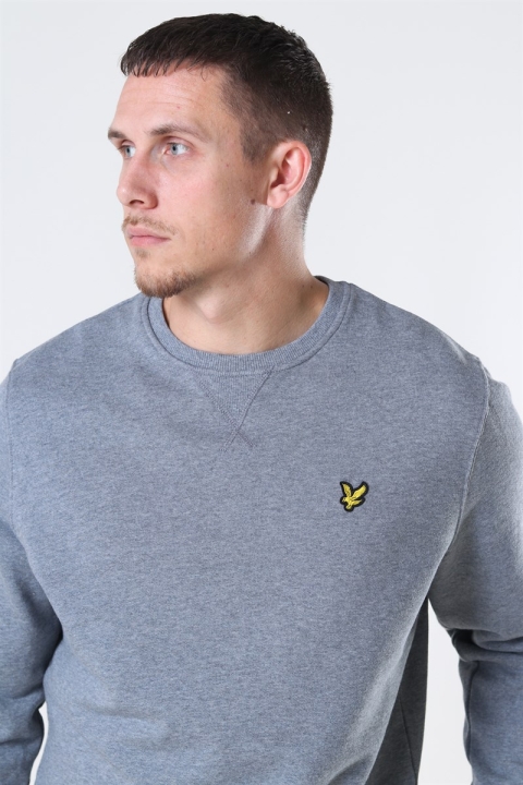 Lyle & Scott Crew Neck Sweatshirt Mid Grey Marl