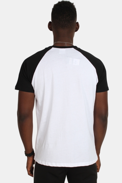 Urban Classics Raglan Contrast Tee White/Black