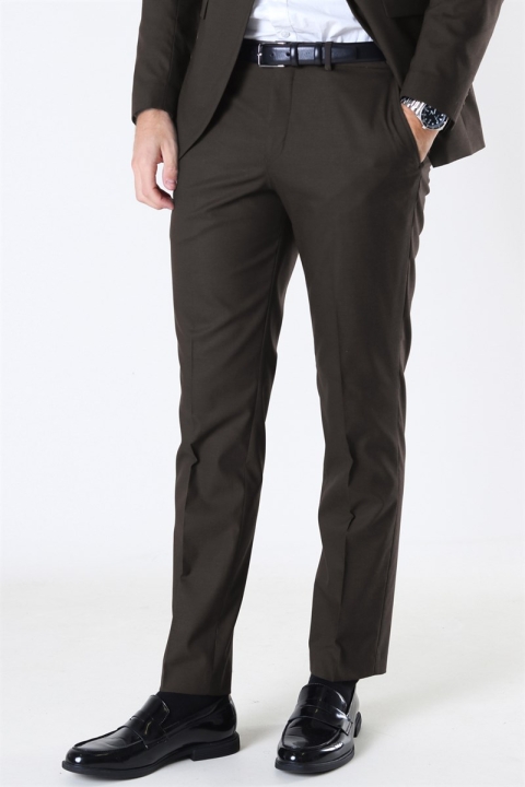 Selected Slim Mylo Logan Broek Coffee Bean