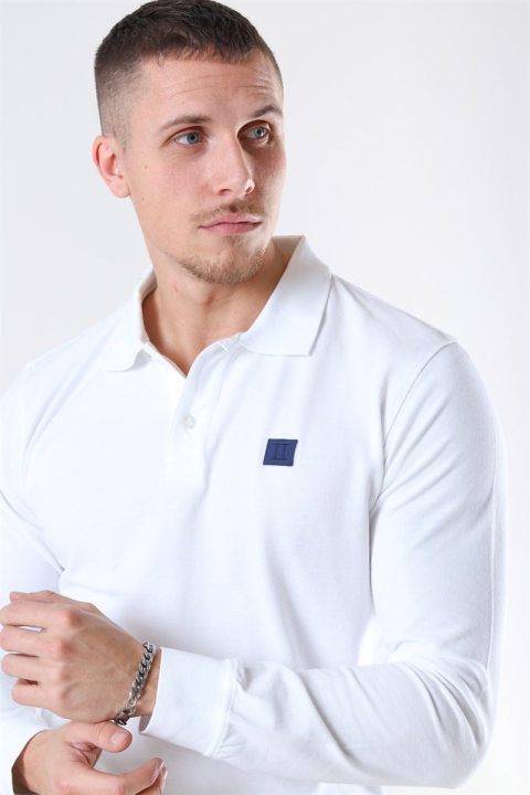 Les Deux Piece LS Polo White/Navy