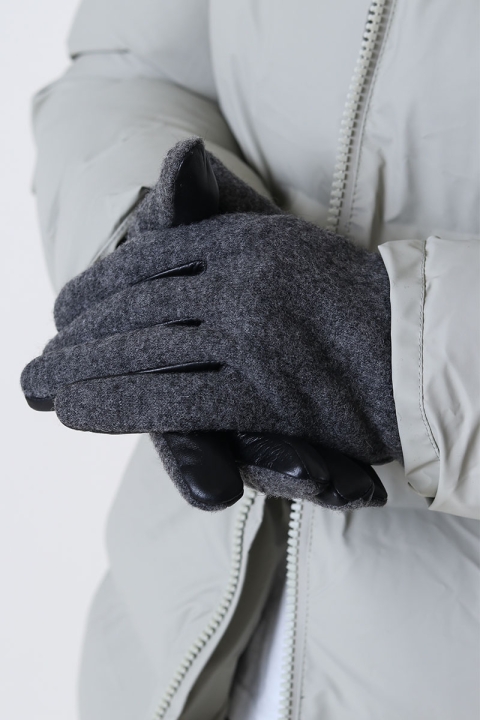 Jack & Jones JACPRJCT GLOVES Dark Grey Melange