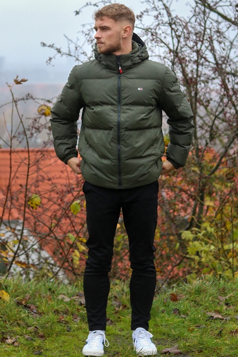 TJM ESSENTIAL DOWN JACKET Dark Olive