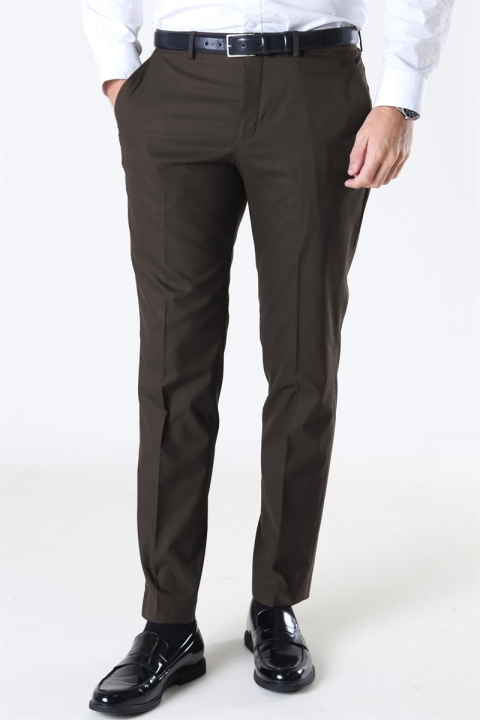 Selected Slim Mylo Logan Broek Coffee Bean