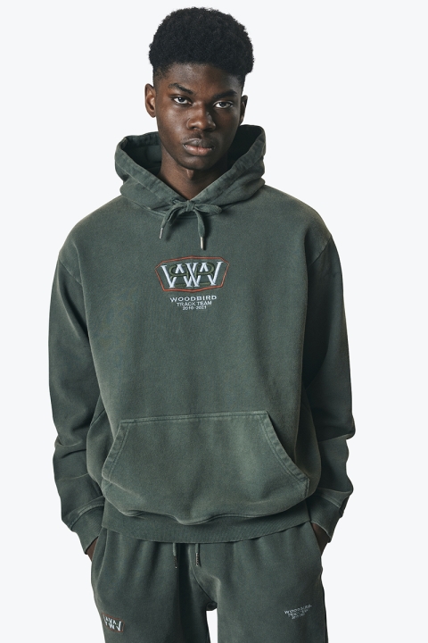 Woodbird Pacs Team Hoodie Army Green