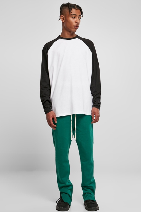 Urban Classics Organic Oversized Raglan Longsleeve White/Black