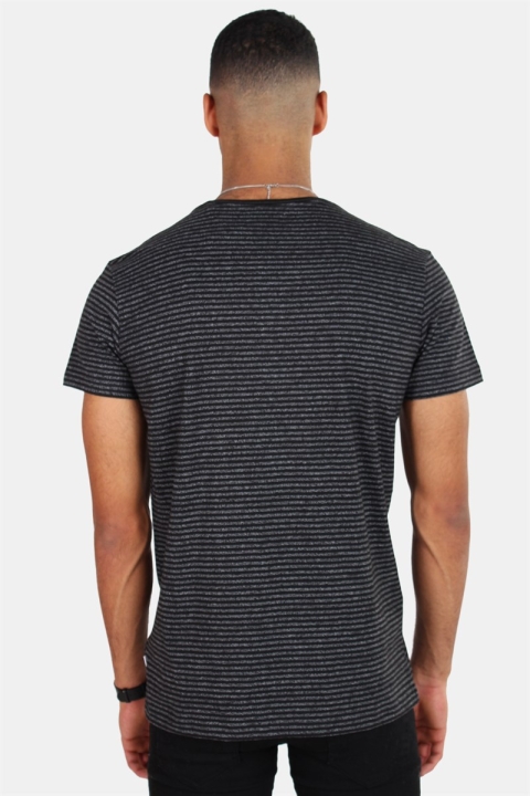 Lindbergh Striped T-shirt Black Mix