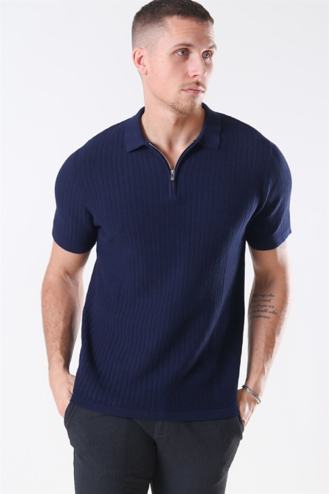 Jack & Jones Blabristol Breien SS Polo Maritime Blue