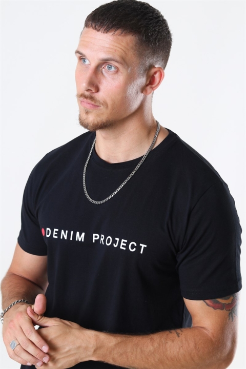Denim Project Logo Tee Black
