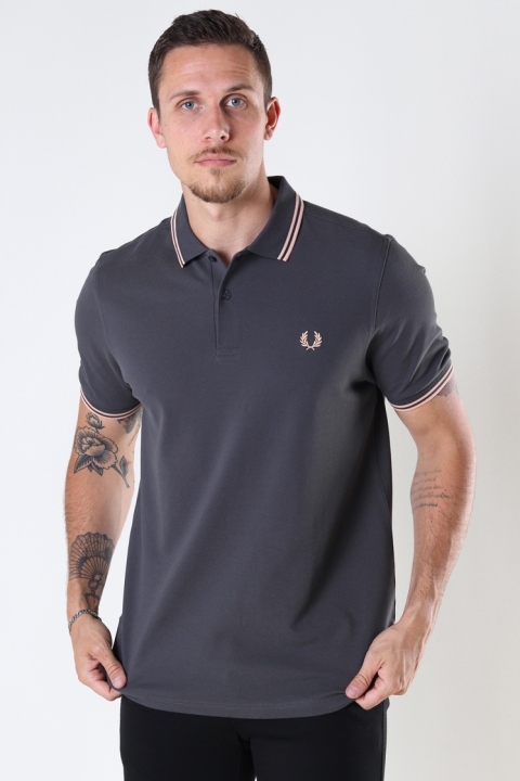 Fred Perry Twin Tipped Fp Shirt Gunmetal