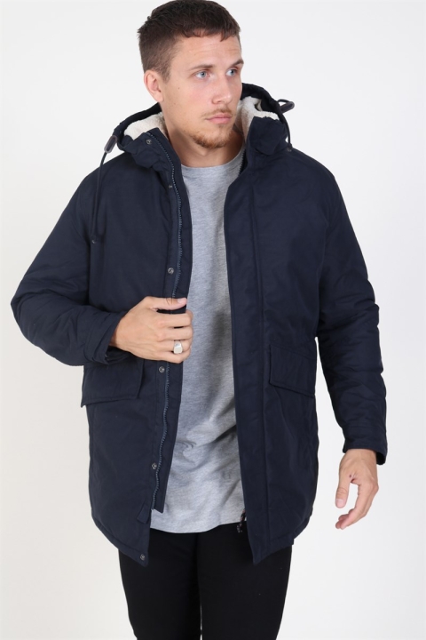 Jack & Jones Wetford Parka Jas Dark Navy