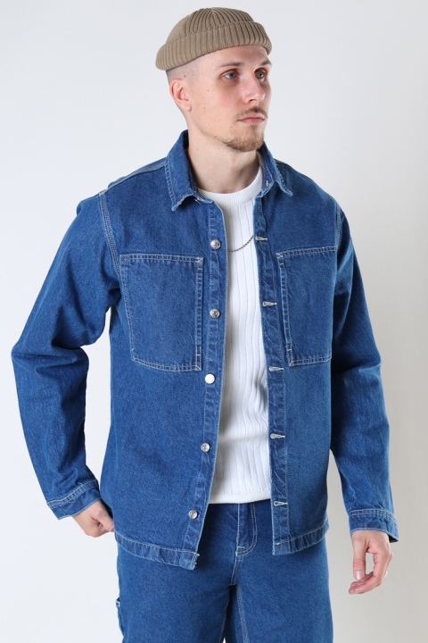 Denim project Worker Overshirt 005 Dark Stone