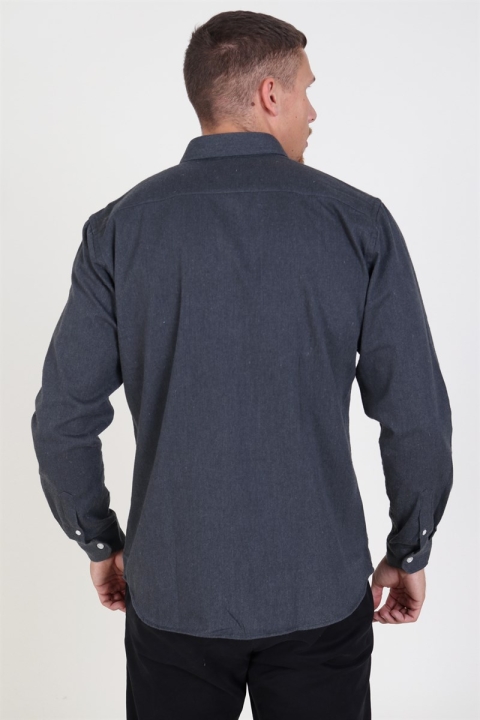 Clean Cut Sälen Flannel Overhemd Charcoal