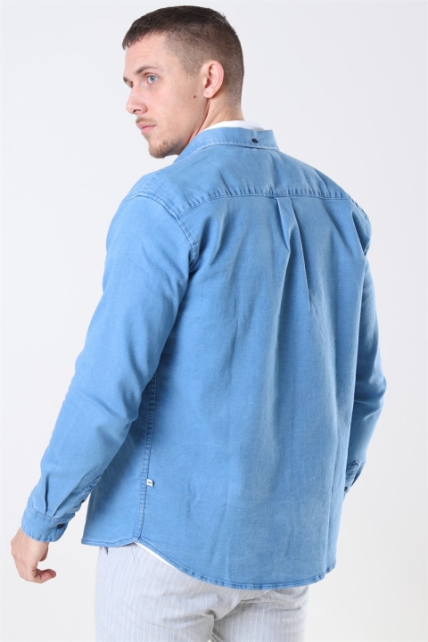 Kronstadt Johan Denim Overhemd Light Blue