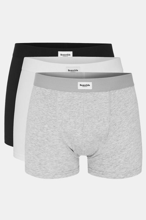 Resteröds 3-Pack 7933 1 Boxers White Grey Black 