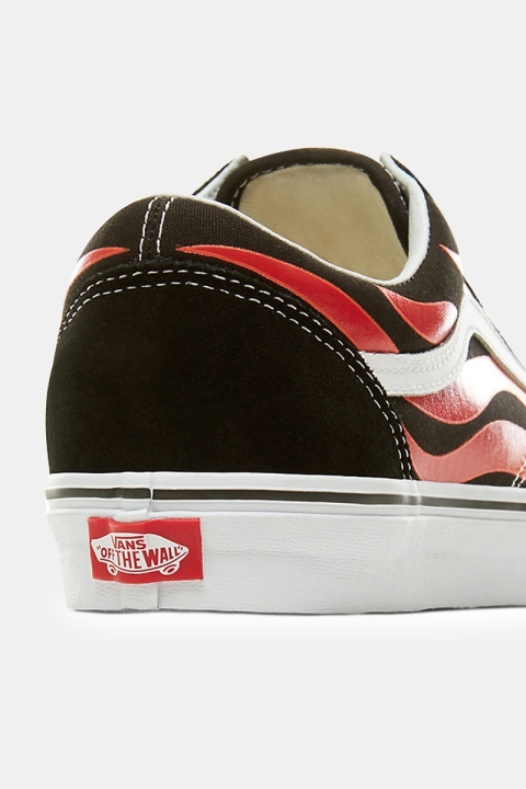 Vans Old Schoenol Sneakers Flame Black/Black/Tr Wht