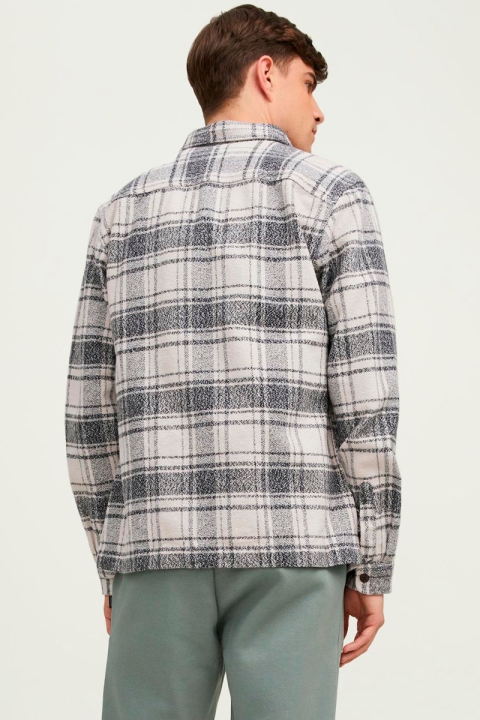 Jack & Jones LOGAN CHECK OVERSHIRT L/S Cloud Dancer