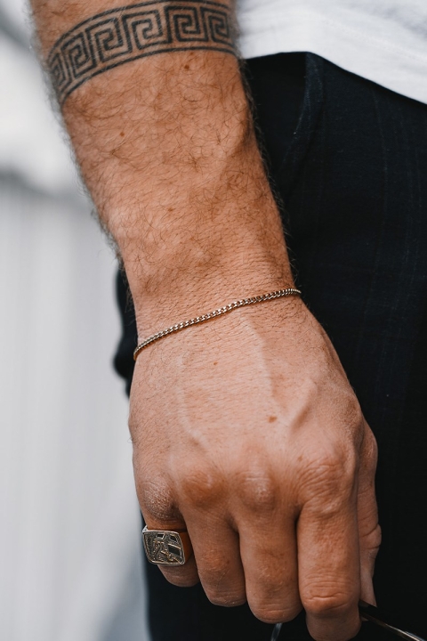 Northern Legacy Minimal Sequence Armband Sølv