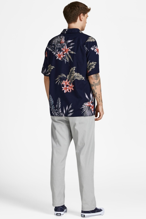 Jack & Jones JPRBLATROPIC RESORT SHIRT S/S RELAX SN Navy Blazer