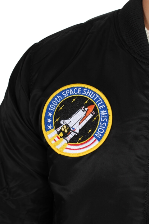 Alpha Industries MA-1 VF NASA Bomber Jas Black