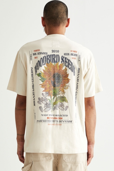 Woodbird Baine Seeds Tee Off White