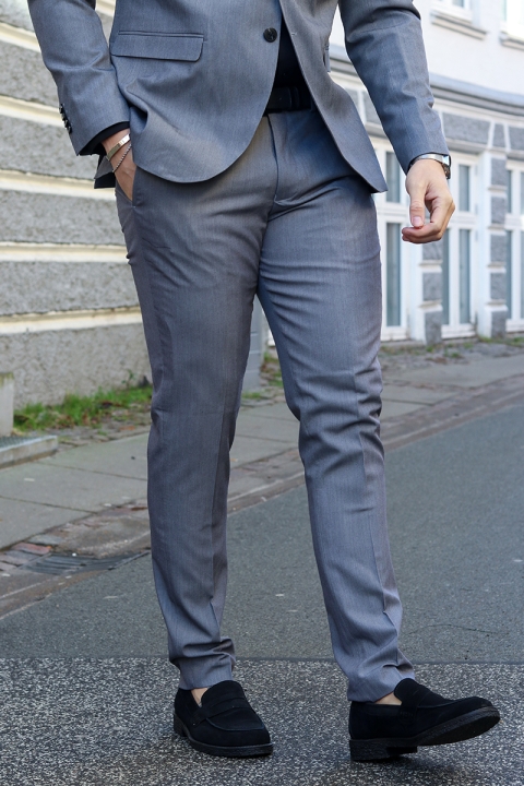 Jack & Jones Premium Franco Slim Fit Pak Light Grey Melange