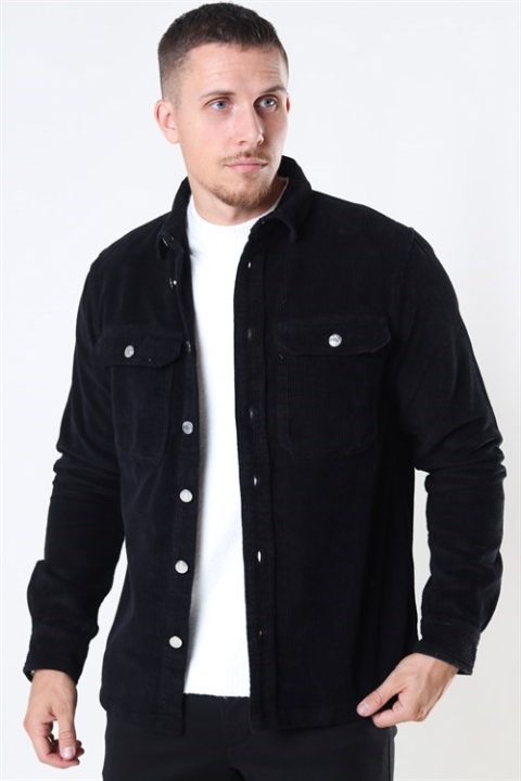 Just Junkies Hagdi Corderoy Overshirt Black