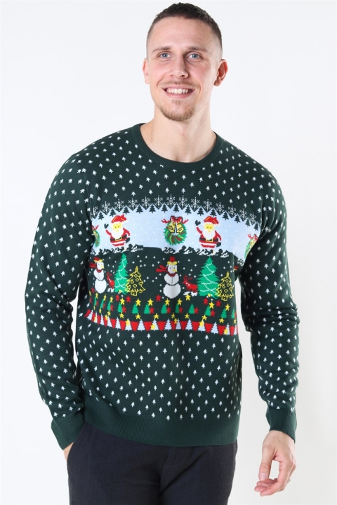 Only & Sons Xmas 7 Funny Top Breien Pine Grove