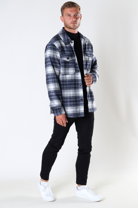 Jack & Jones JOROLLIE CHECK SHIRT JACKET LS LN Crockery /CHECK