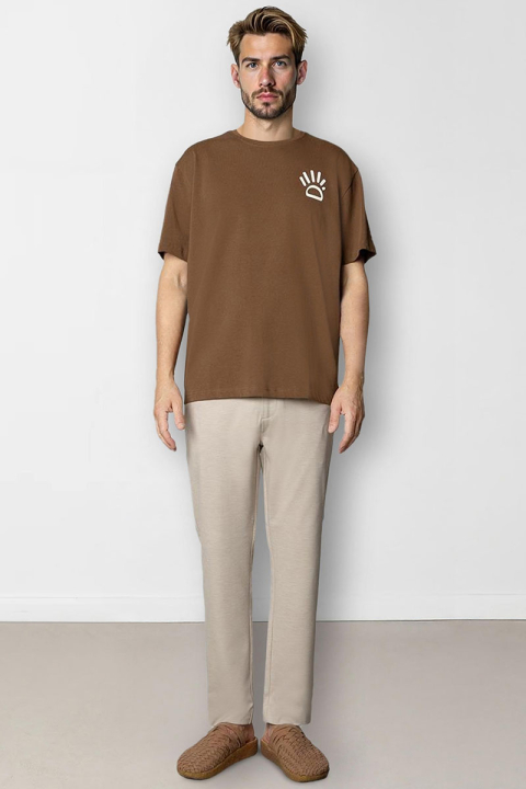 Clean Cut Copenhagen Michael organic T-shirt Brown
