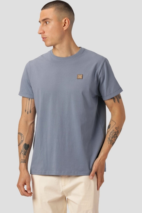 Clean Cut Copenhagen Basic Organic Tee Dusty Blue