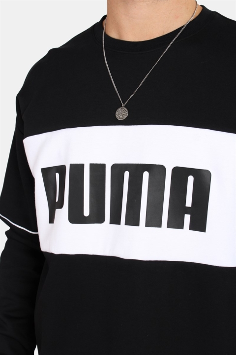 Puma Retro Crew Sweat Black