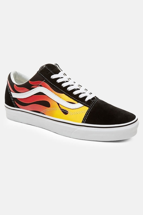 Vans Old Schoenol Sneakers Flame Black/Black/Tr Wht