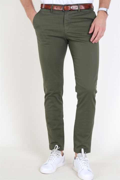 Jack & Jones Marco Bowie Chinos Olive Night